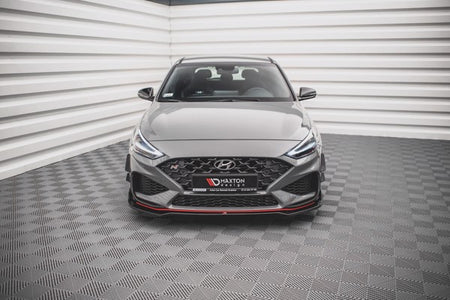 Maxton Front Splitter V.3 Hyundai I30 N Hatchback/Fastback Mk3 Facelift - Gloss Black