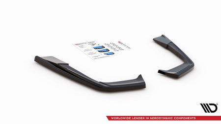 Maxton Rear Side Splitters Mercedes-Amg C 63Amg Coupe C205 Facelift - Gloss Black