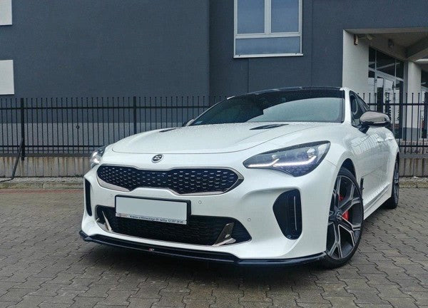 Maxton Front Splitter V.1 Kia Stinger Gt - Gloss Black