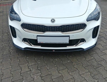 Maxton Front Splitter V.1 Kia Stinger Gt - Gloss Black