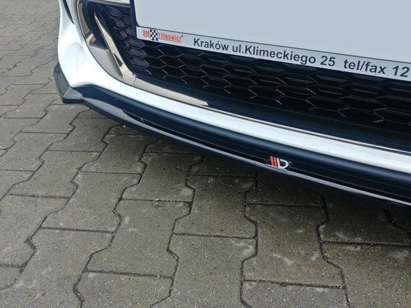 Maxton Front Splitter V.1 Kia Stinger Gt - Gloss Black