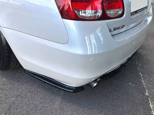 Maxton Rear Side Splitters Lexus Gs 300 Mk3 Facelift - Gloss Black
