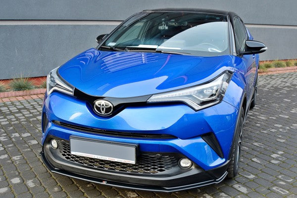 Maxton Front Splitter V.1 Toyota C-Hr  - Gloss Black