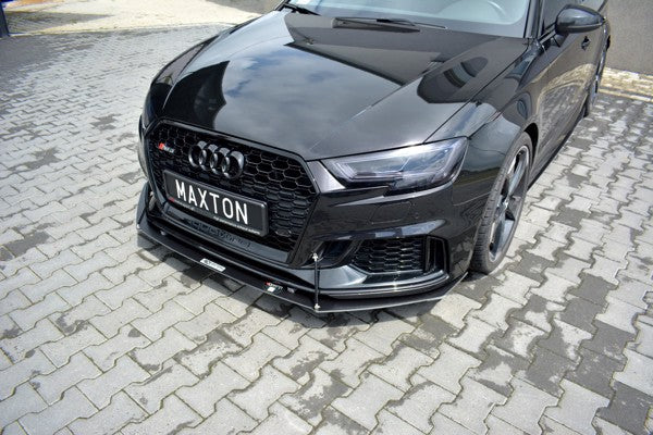 Maxton Front Racing Splitter V.1 Audi RS3 8V Fl Sportback