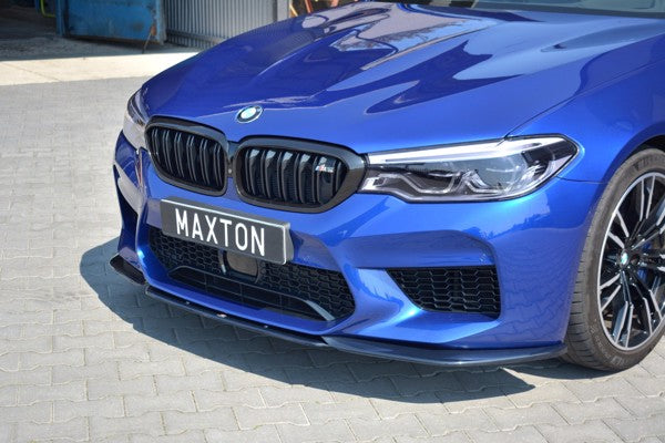 Maxton Front Splitter V.2 BMW M5 F90 - Gloss Black