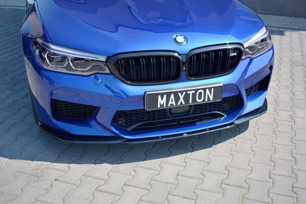 Maxton Front Splitter V.2 BMW M5 F90 - Gloss Black