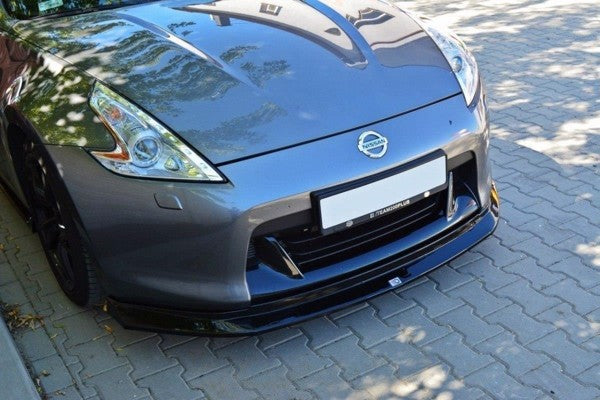 Maxton Front Splitter Nissan 370Z - Gloss Black