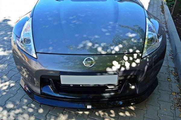 Maxton Front Splitter Nissan 370Z - Gloss Black
