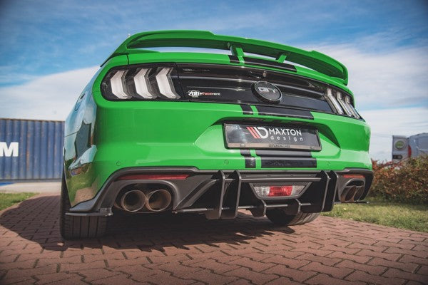 Maxton Street Pro Rear Diffuser Ford Mustang Gt Mk6 Facelift - Black