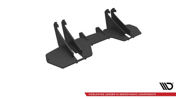 Maxton Street Pro Rear Diffuser Ford Mustang Gt Mk6 Facelift - Black