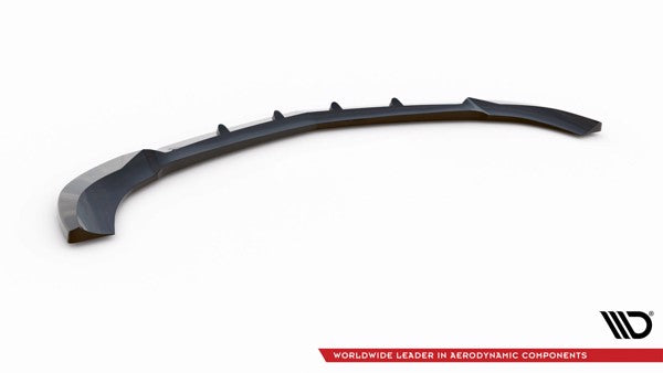 Maxton Front Splitter V.1 Mercedes-Benz C Coupe Amg-Line C204 - Gloss Black