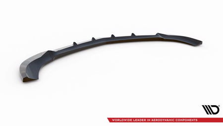 Maxton Front Splitter V.1 Mercedes-Benz C Coupe Amg-Line C204 - Gloss Black
