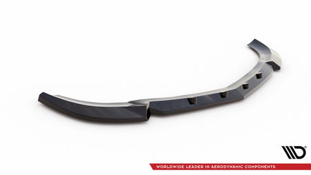 Maxton Front Splitter V.1 Mercedes-Benz C Coupe Amg-Line C204 - Gloss Black