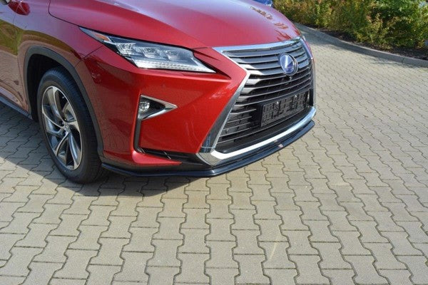 Maxton Front Splitter V.1 Lexus Rx Mk4 - Gloss Black