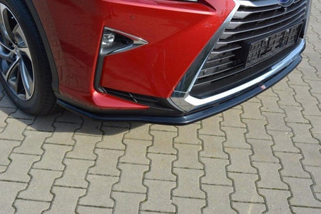Maxton Front Splitter V.1 Lexus Rx Mk4 - Gloss Black