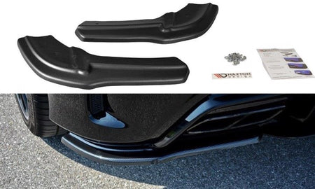 Maxton Rear Side Splitters Mercedes A W176 Amg Facelift - Gloss Black
