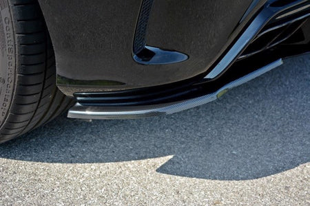 Maxton Rear Side Splitters Mercedes A W176 Amg Facelift - Gloss Black
