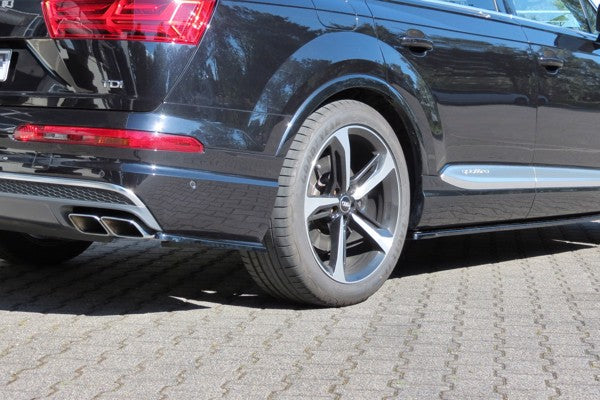 Maxton Rear Side Splitters Audi Sq7 / Q7 S-Line Mk.2 - Gloss Black