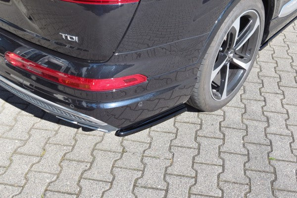 Maxton Rear Side Splitters Audi Sq7 / Q7 S-Line Mk.2 - Gloss Black