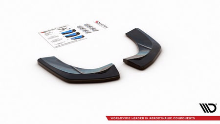 Maxton Rear Side Splitters Hyundai I30 N Mk3 Fastback  - Gloss Black