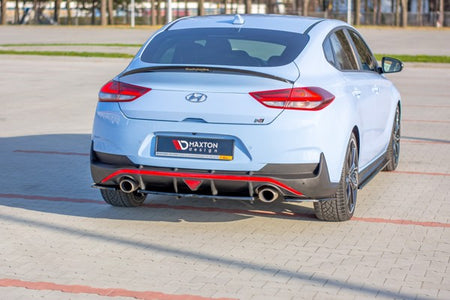 Maxton Rear Side Splitters Hyundai I30 N Mk3 Fastback  - Gloss Black