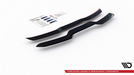 Maxton Spoiler Cap V.3 Audi RS3 8V / 8V Fl Sportback - Gloss Black