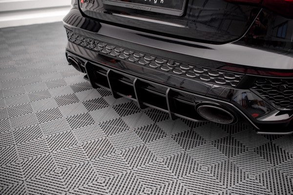 Maxton Street Pro Rear Diffuser Audi RS3 Sportback 8Y - Black