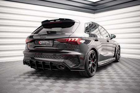 Maxton Street Pro Rear Diffuser Audi RS3 Sportback 8Y - Black