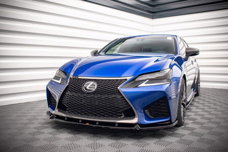 Maxton Front Splitter V.1 Lexus Gs F Mk4 Facelift - Gloss Black