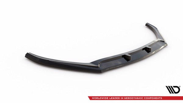 Maxton Front Splitter V.1 Hyundai I20 Mk2 Facelift - Gloss Black