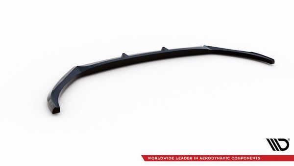 Maxton Front Splitter V.1 Hyundai I20 Mk2 Facelift - Gloss Black