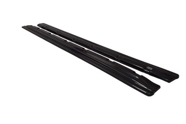 Maxton Side Skirts Diffusers Hyundai I30 Mk.2 - Gloss Black