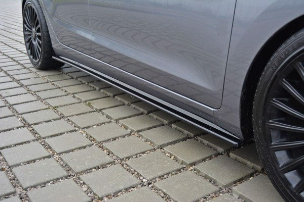Maxton Side Skirts Diffusers Hyundai I30 Mk.2 - Gloss Black