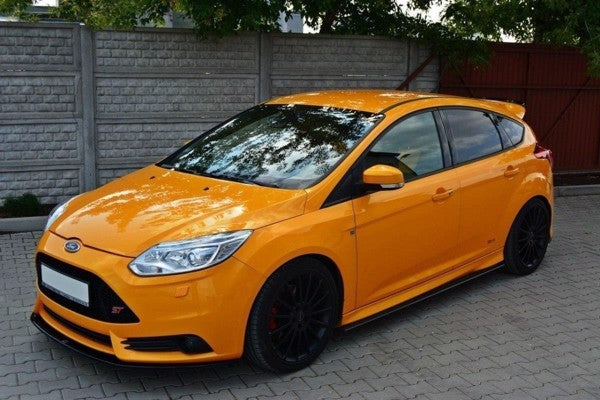 Maxton Front Splitter V.2 Ford Focus St Mk3 - Gloss Black
