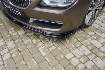 Maxton Front Splitter BMW 6 Gran Coupé - Gloss Black