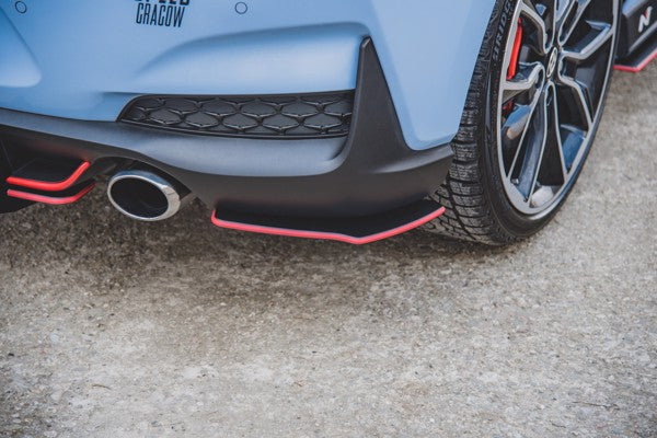 Maxton Racing Durability Rear Side Splitters Hyundai I30 N Mk3 Hatchback - Black