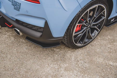 Maxton Racing Durability Rear Side Splitters Hyundai I30 N Mk3 Hatchback - Black