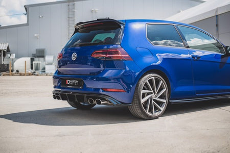 Maxton Rear Valance V.3 VW Golf 7 R Facelift - Gloss Black