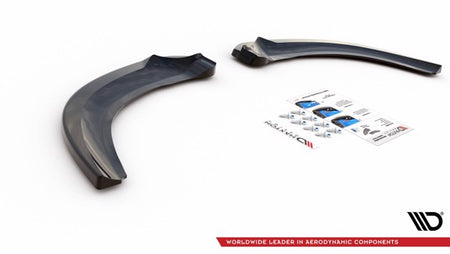 Maxton Rear Side Splitters V.2 Ford Focus St Mk3 Facelift - Gloss Black