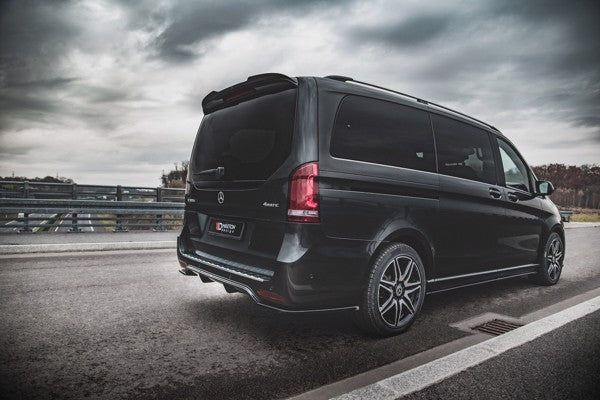 Maxton Rear Valance Mercedes-Benz V-Class Amg-Line W447 Facelift - Gloss Black