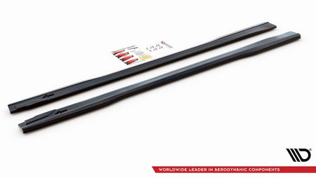 Maxton Side Skirts Diffusers Mercedes-Benz Gle Coupe 63Amg C292 - Gloss Black