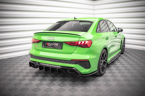 Maxton Rear Side Splitters Audi RS3 Sedan 8Y - Gloss Black