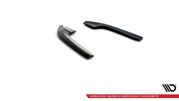 Maxton Rear Side Splitters Audi RS3 Sedan 8Y - Gloss Black
