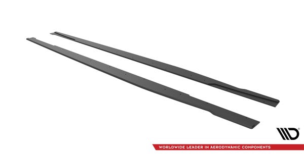 Maxton Street Pro Side Skirts Diffusers Audi RS5 Coupe F5 Facelift - Black