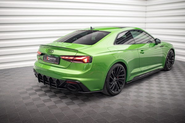 Maxton Street Pro Side Skirts Diffusers Audi RS5 Coupe F5 Facelift - Black
