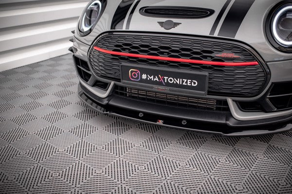 Maxton Front Splitter V.2 Mini Cooper Clubman John Cooper Works F54  - Gloss Black