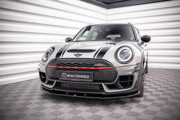 Maxton Front Splitter V.2 Mini Cooper Clubman John Cooper Works F54  - Gloss Black