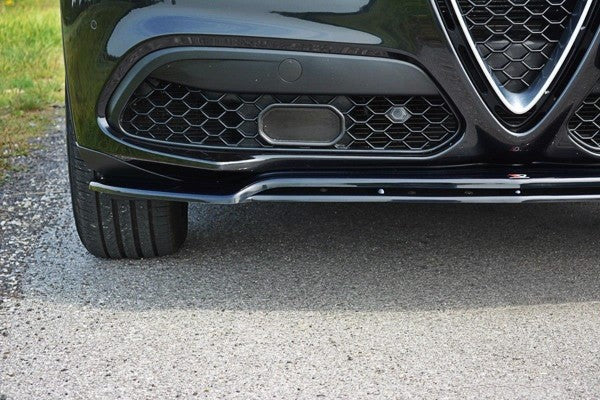 Maxton Front Splitter V.2 Alfa Romeo Stelvio - Gloss Black