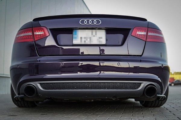 Maxton Spoiler Cap Audi A6 S-Line C6 Fl Sedan - Gloss Black