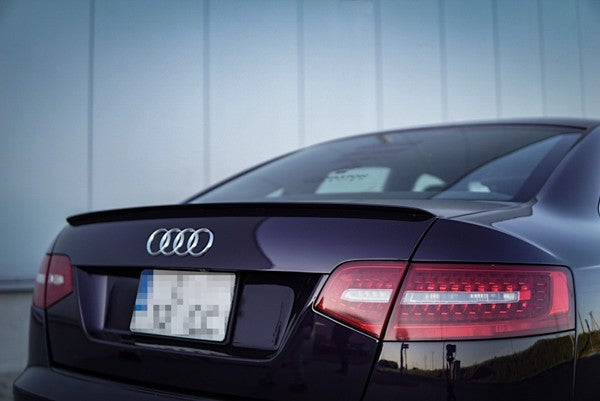 Maxton Spoiler Cap Audi A6 S-Line C6 Fl Sedan - Gloss Black